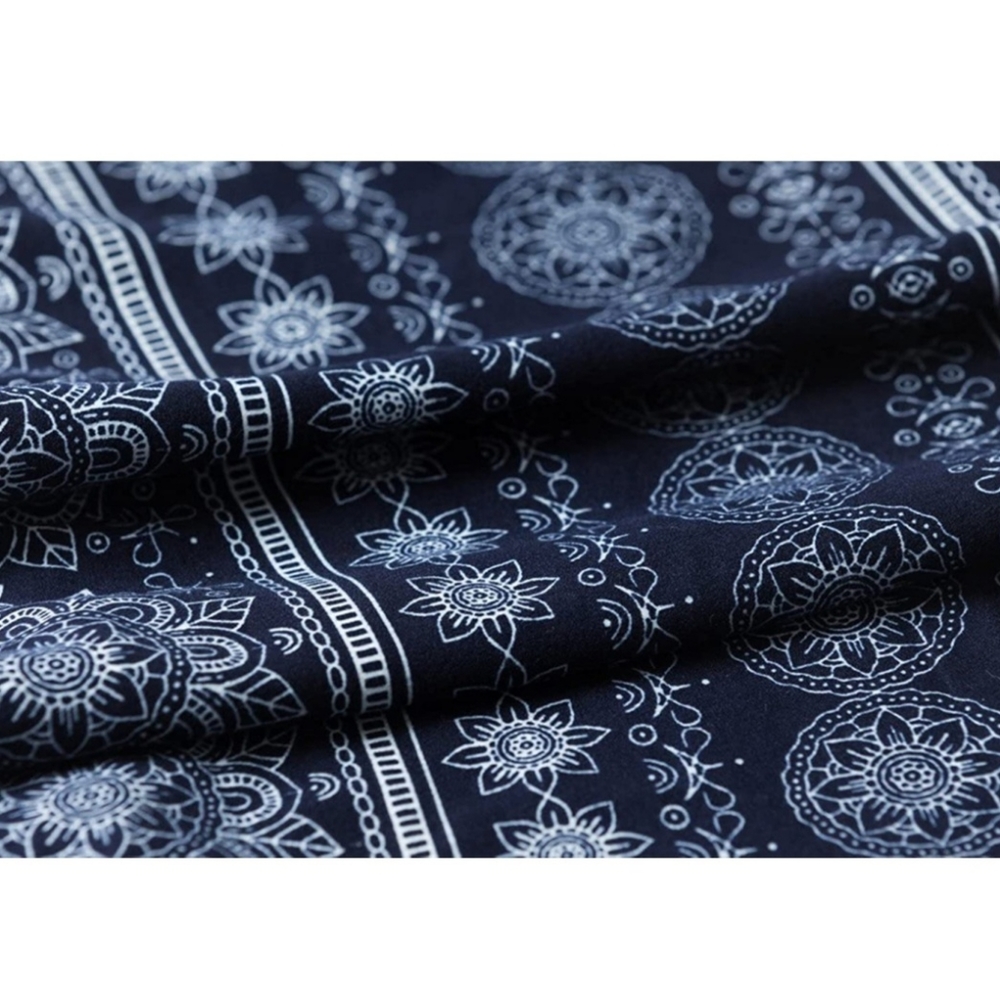 Satina Palazzo Pants in Chakra Blue - Picture 6 of 9